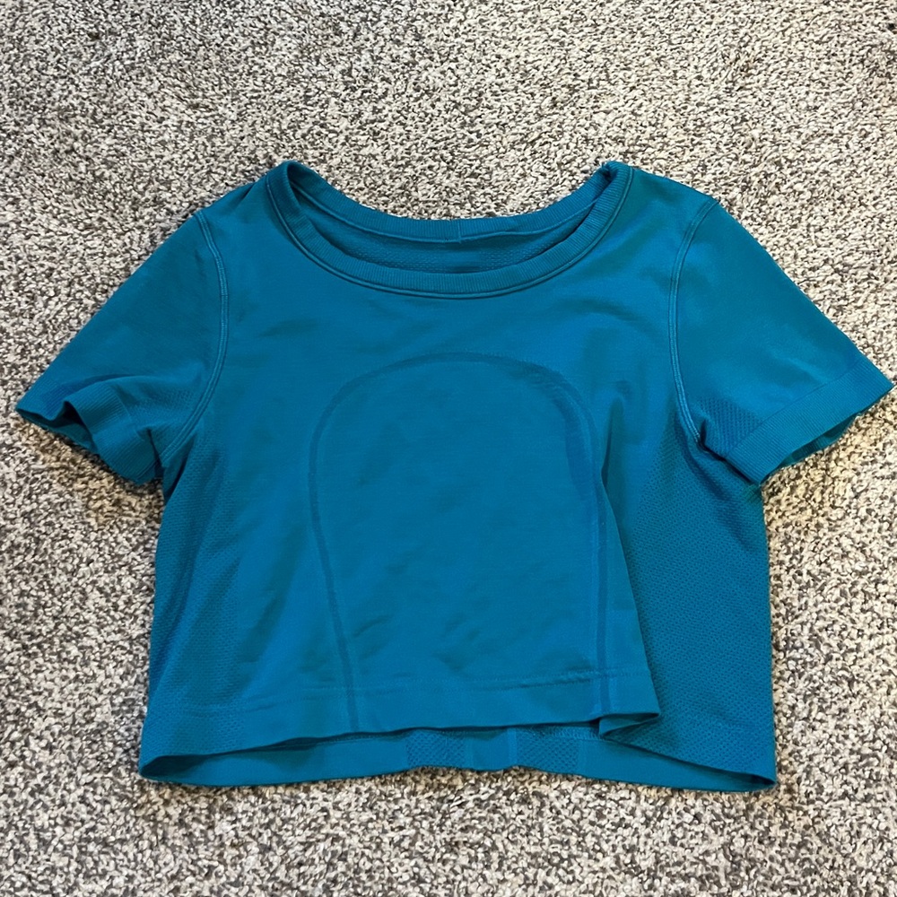LULULEMON SWIFTLY TECH CROPPED SHORT SLEEVE TOP